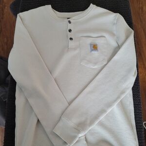 Carhartt Off-White Henley with Pocket